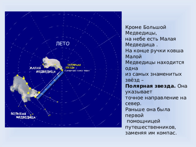 Сказка " О созвездии Малая Медведица и Полярной звезде"