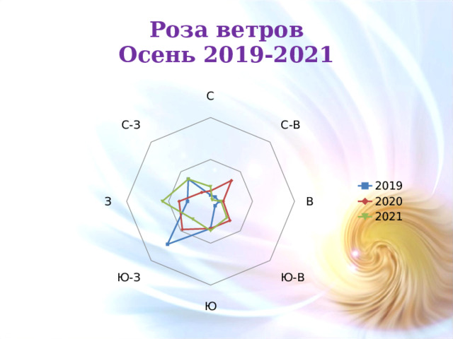 Роза ветров  Осень 2019-2021 