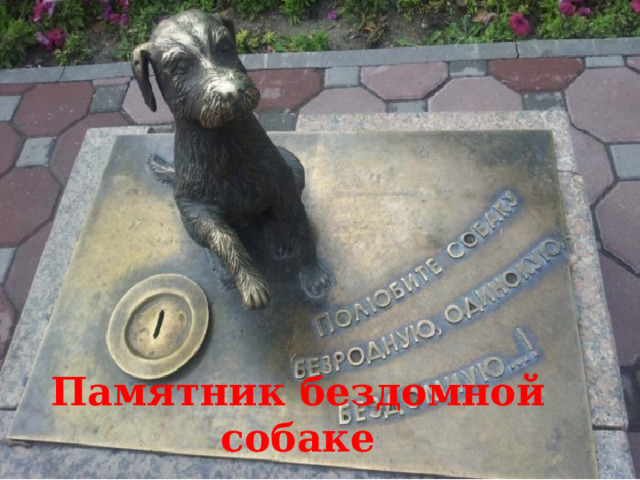 Памятник бездомной собаке   