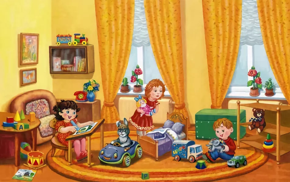 В детской игры и игрушки на прогулке вечер 3 класс презентация