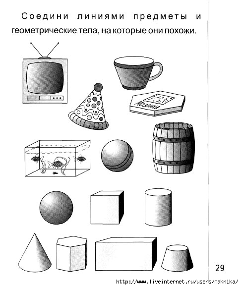 Плоские и объемные предметы 1 класс планета знаний презентация