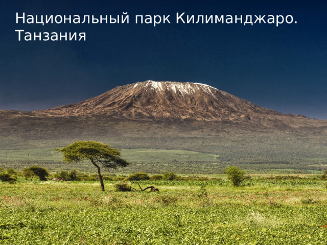 Национальный парк Килиманджаро. Танзания 