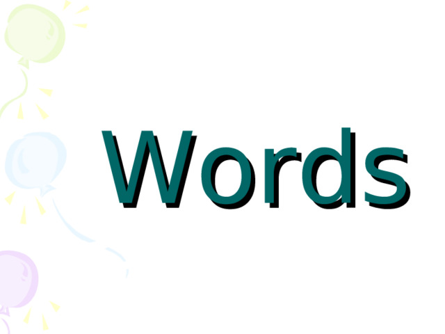 Words 