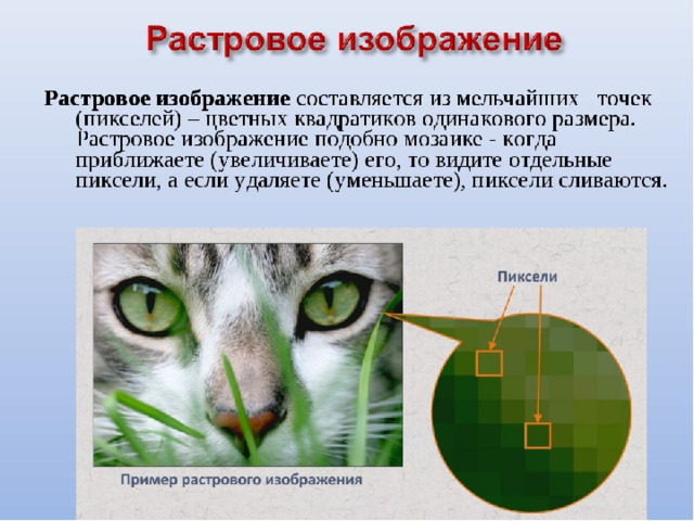 При изменении размеров растрового изображения что происходит