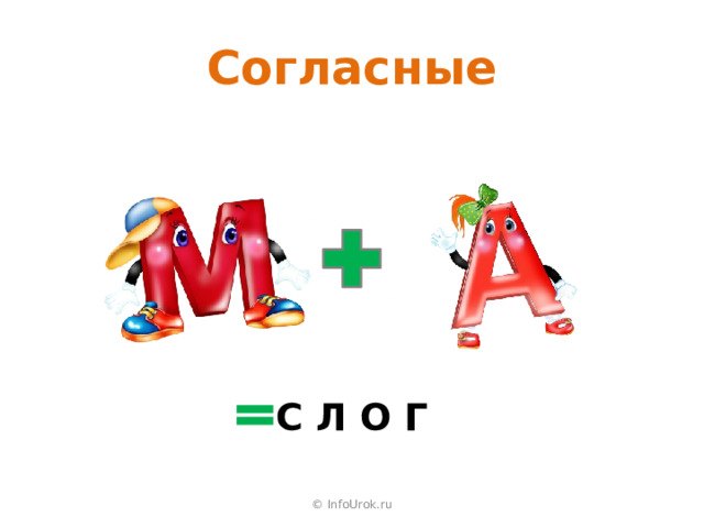 Согласные С Л О Г © InfoUrok.ru 
