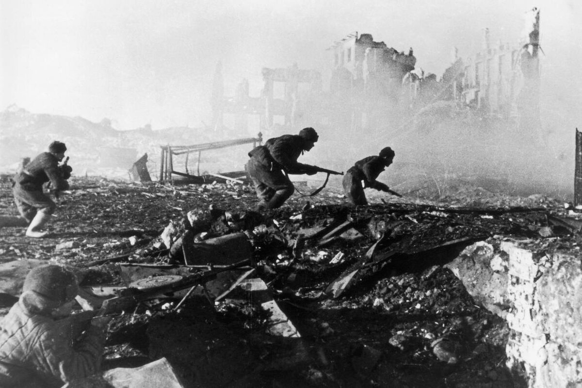 Сталинградская битва фото в цвете