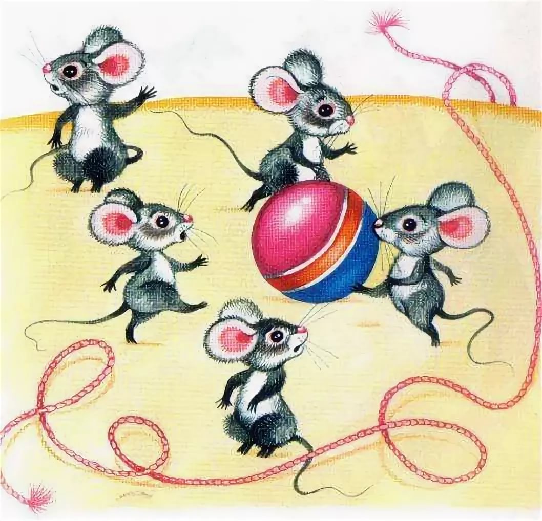 Картина мышка для детей