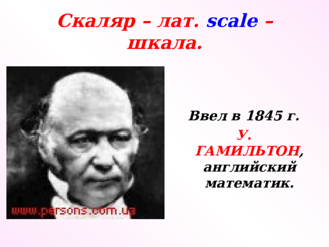 Презентация "Скалярное произведение векторов"