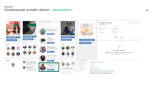 Социальные онлайн риски - овершеринг 