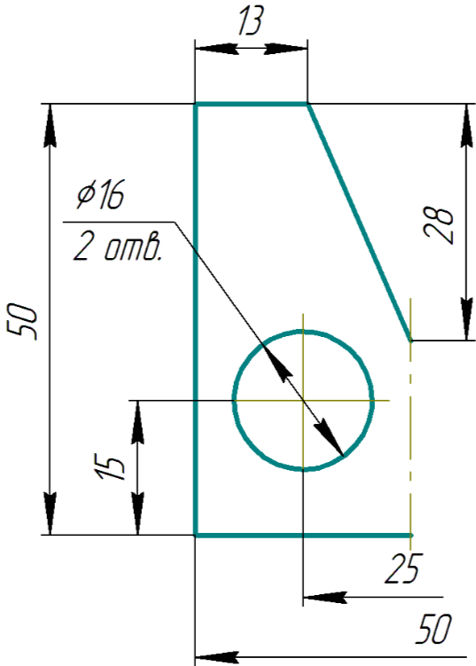 Графические размеры. Элементы чертежа плоской детали. Чертеж плоской детали с постановкой размеров. Половина детали на чертеже. Деталь прокладка черчение практическая 3.