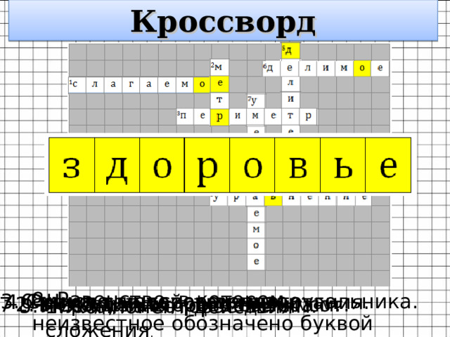 Для каждой части рисунка ограниченной замкнутой линией выполни алгоритм стоящее там число обозначено буквой n