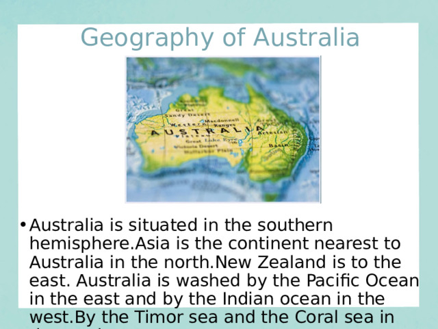 Australia - сочинение на английском языке