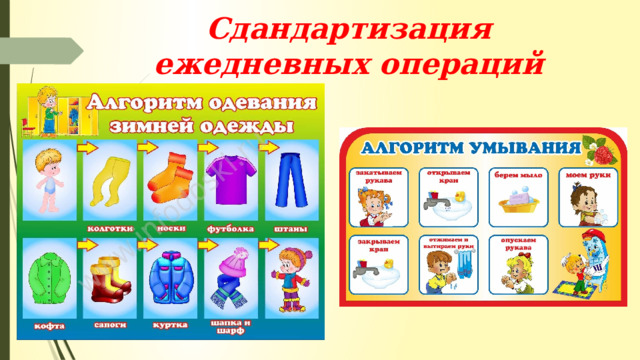 Сдандартизация ежедневных операций 