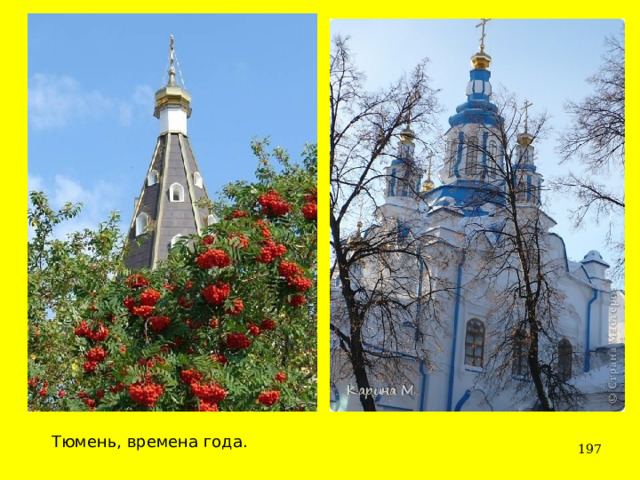 Тюмень, времена года.  
