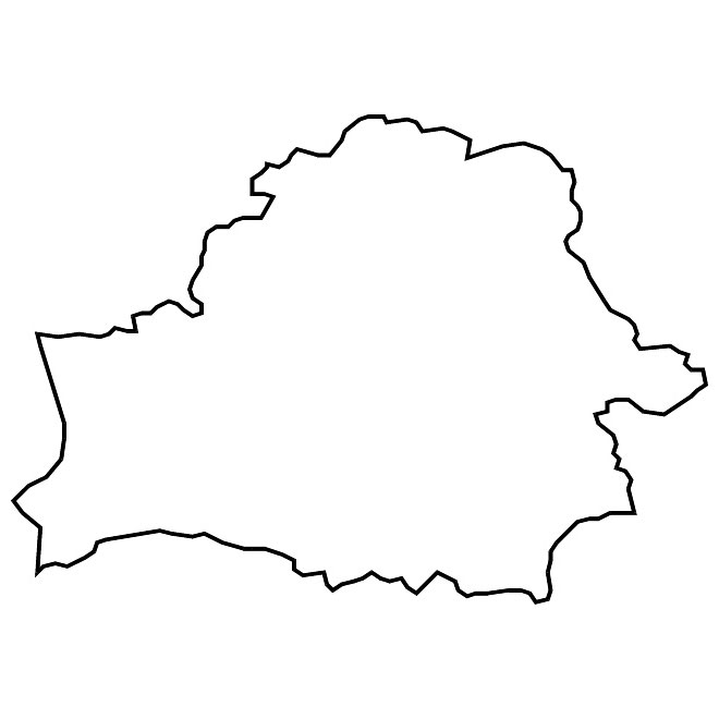 Карта беларуси svg