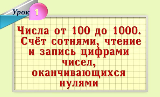 Числа от 1 до 1000 презентация 3 класс школа россии