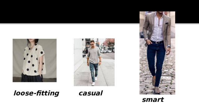 loose-fitting casual  smart  