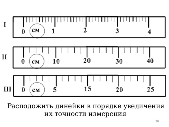 В порядке увеличения наименьшего объема