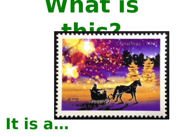 What is this? It is a… 