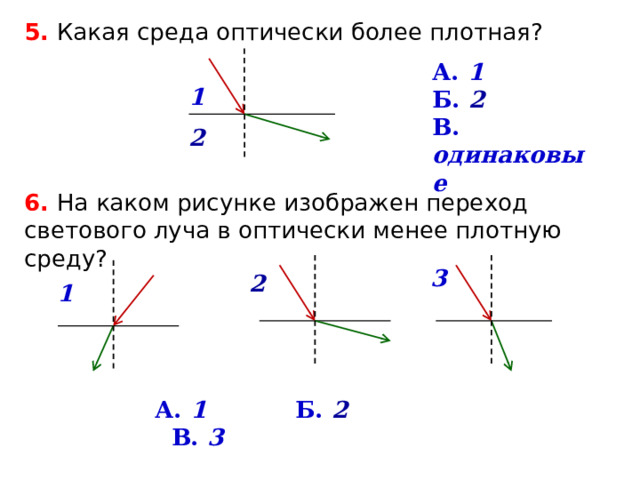 Оптически менее плотная среда