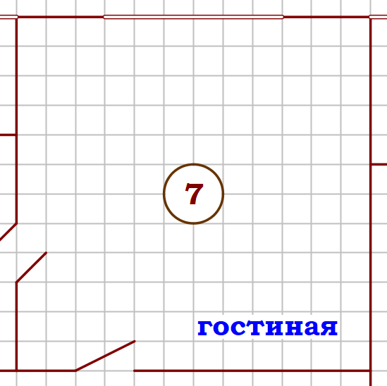 Найдите площадь лоджии