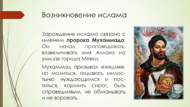 Возникновение ислама 