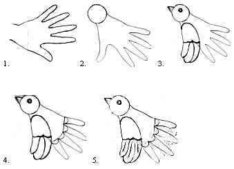 1 класс изо презентация поэтапное рисование птицы