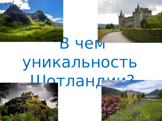 В чем уникальность  Шотландии? 