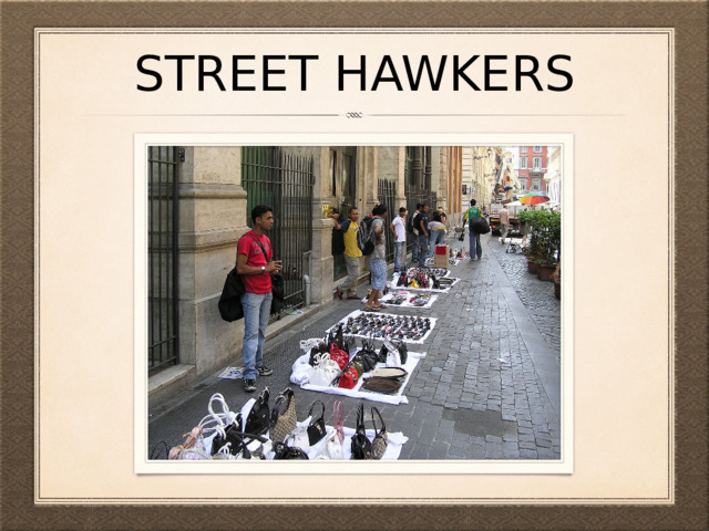 street hawkers 