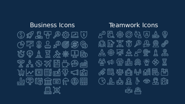 Business Icons Teamwork Icons 