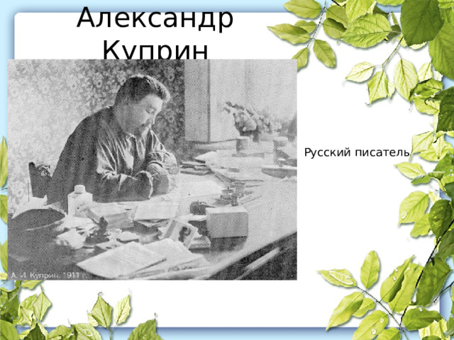 Александр Куприн Русский писатель 