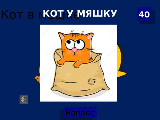 КОТ У МЯШКУ 40 