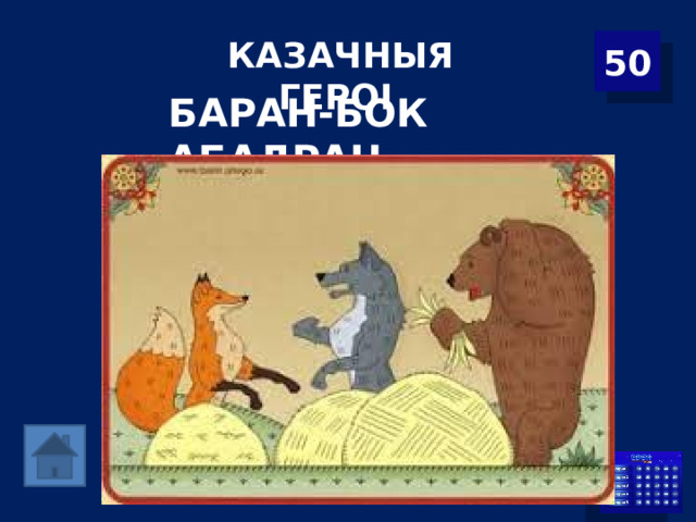  КАЗАЧНЫЯ ГЕРОІ 50 БАРАН-БОК АБАДРАН 