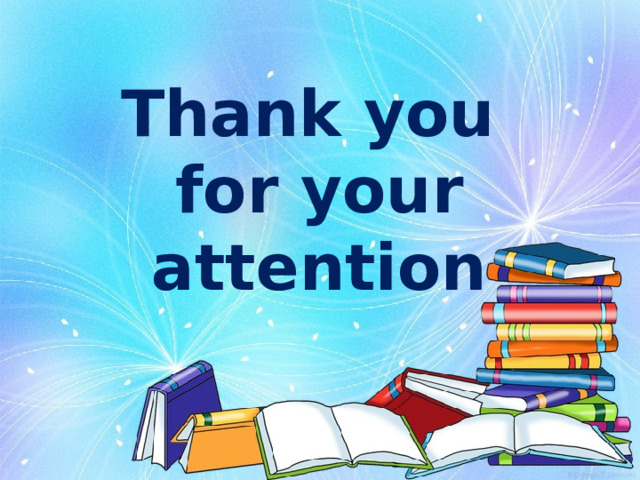 Thank you for your attention 
