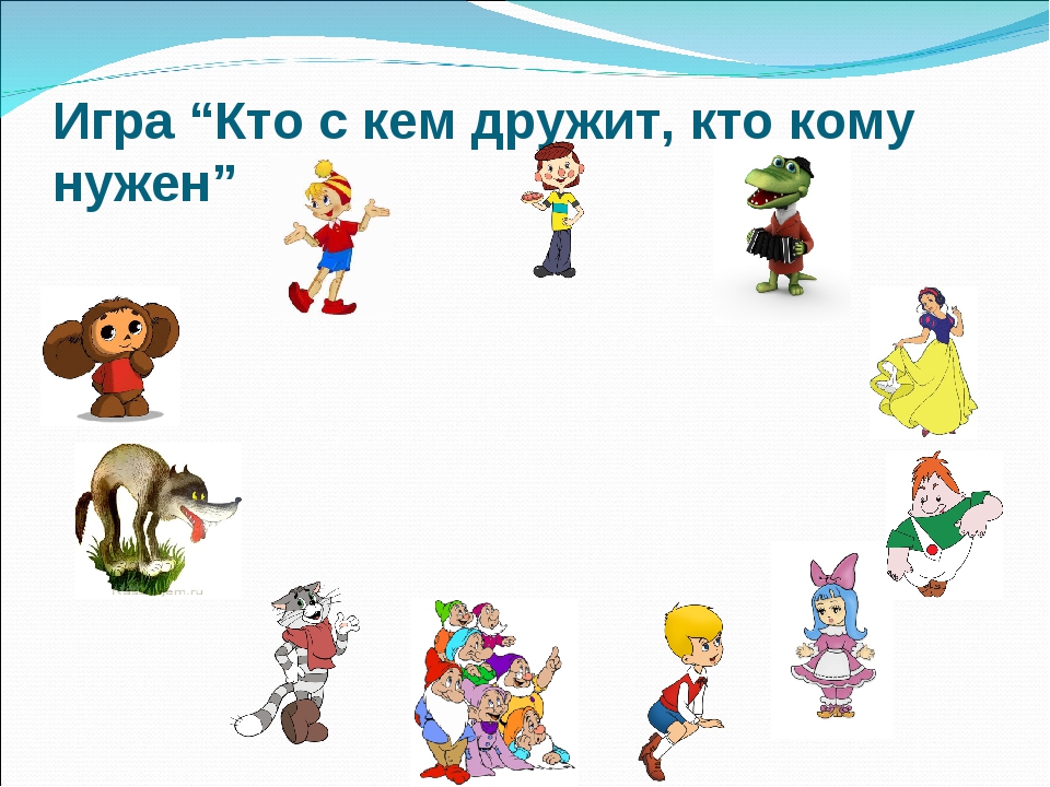 К кому с. Игра кто с кем дружит. Герои сказок кто с кем дружит. Дидактическая игра кто с кем дружит. Игра “кто с кем дружит, кто кому нужен”.