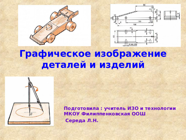 Графические изображения деталей из металла и искусственных материалов 5 класс технология