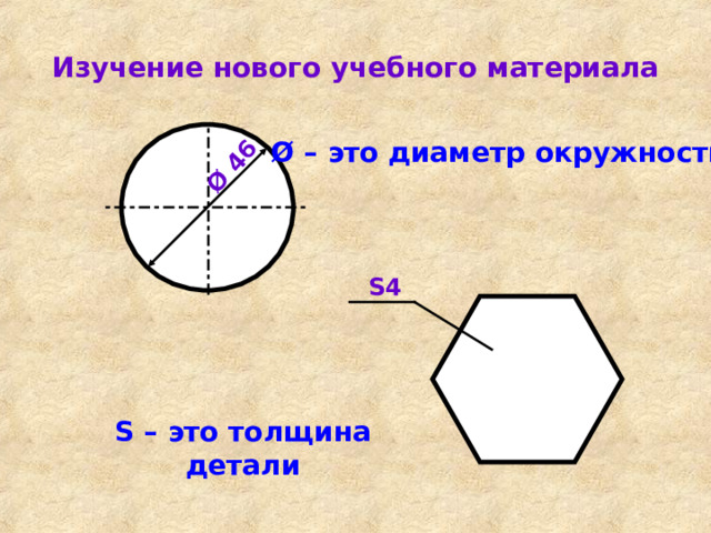 Диаметр это рисунок