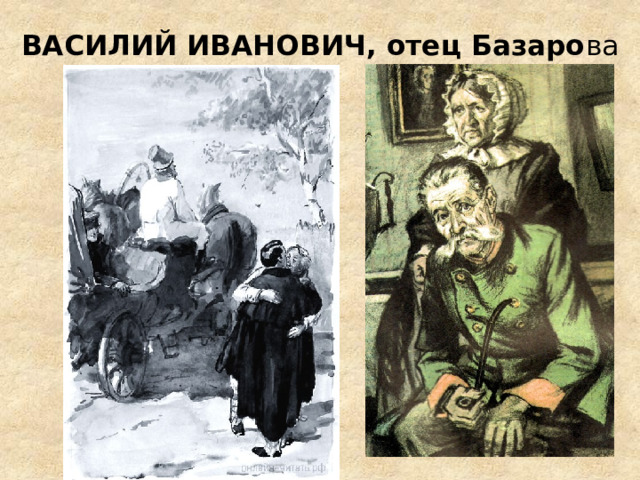 ВАСИЛИЙ ИВАНОВИЧ, отец Базаро ва 