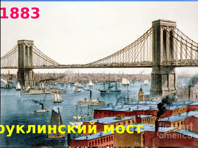 1883 Бруклинский мост 