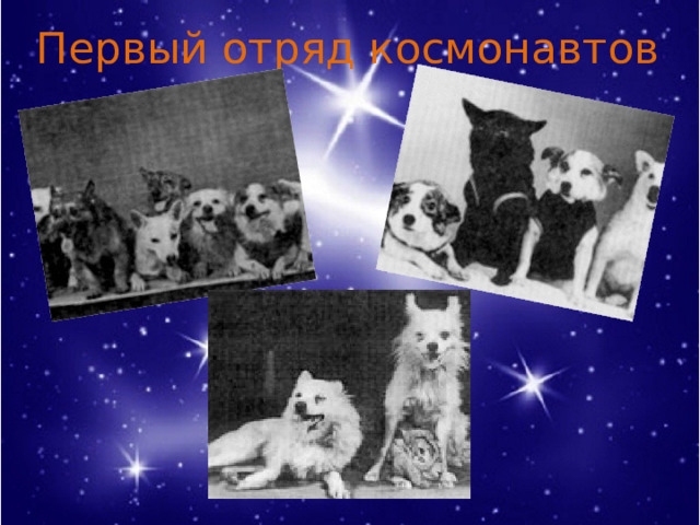 Первый отряд космонавтов 