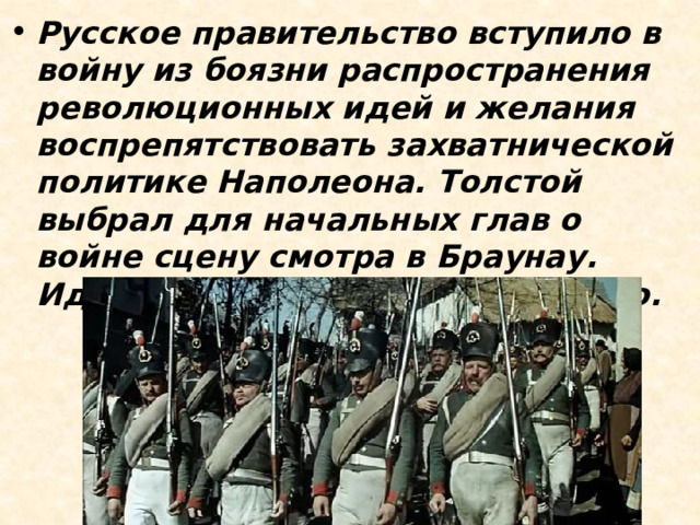 Смотр войск под браунау война и мир презентация