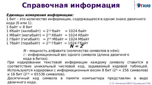 2 18 мбайт в бит