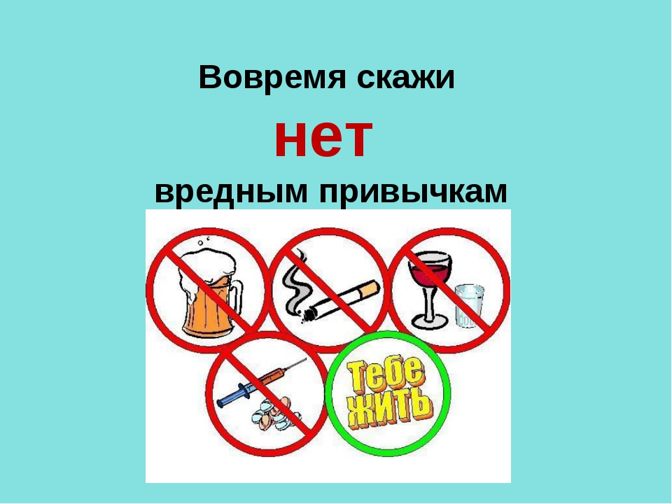 Вредным привычкам нет проект