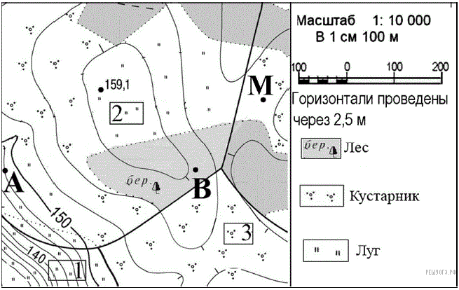 Определение высоты точки на карте. Топографическая карта ОГЭ. Горизонтали на плане местности. Горизонтали проведены через. Горизонтали на карте.
