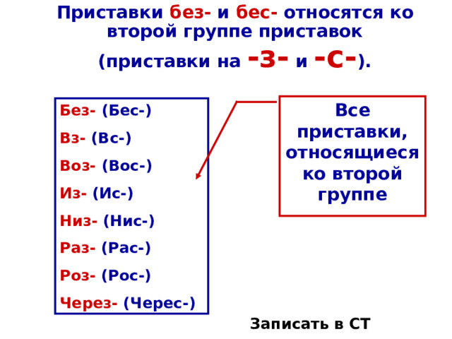 Без бес правило