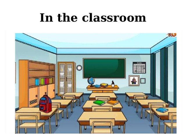 In the classroom 