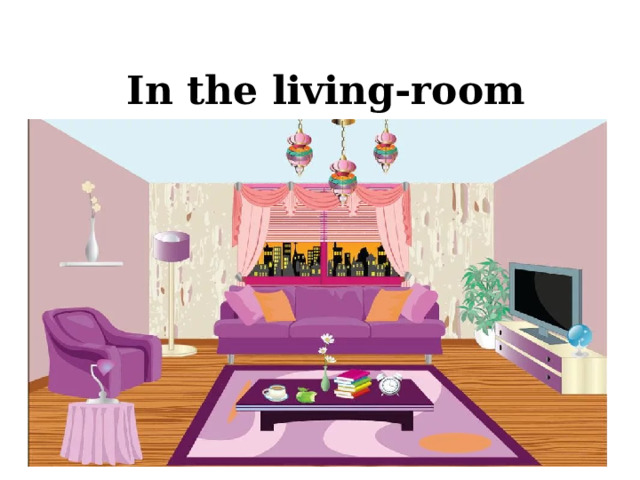 In the living-room 