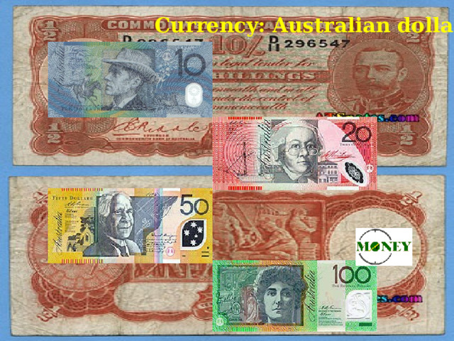 Currency: Australian dollar 