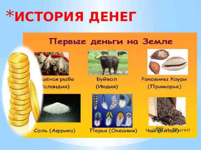 ИСТОРИЯ ДЕНЕГ 