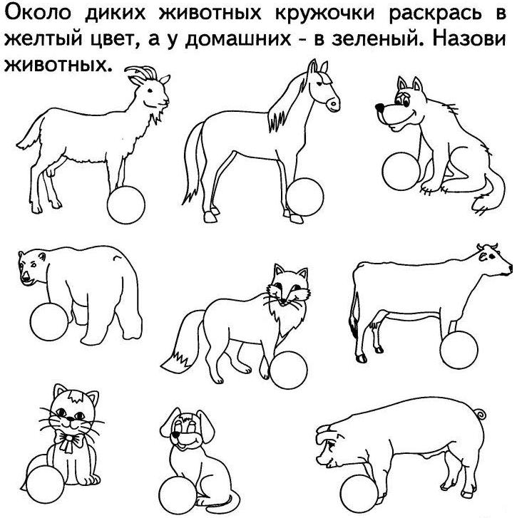 Отметь все дополнения в предложении на уроке дети рисовали лесных зверей